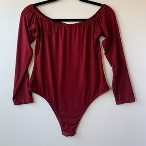 Womens Off The Shoulder Bodysuit